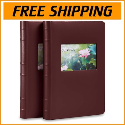 Luxurious Multi-Size Photo Albums - 2-Pack for Wedding, Birthday, or Anniversary-image