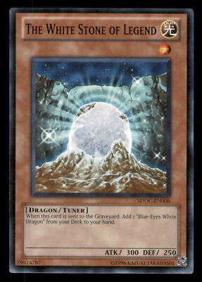 Yugioh The White Stone of Legend #SDDC-EN006 Structure Deck: Dragons Collide LP-image