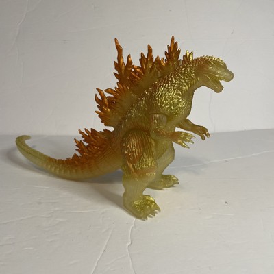 BANDAI Glitter Clear Orange Godzilla Soft Vinyl figure from Japan-image