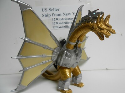 MECHA KING GHIDORAH GODZILLA REAL JAPAN  BANDAI FIGURE w/TAG  Authentic-image