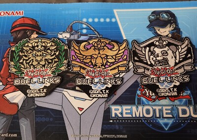 Yu-Gi-Oh! Duel LINKS! Extravaganza Prize PATCHES Remote Duel TCG King Of Games-image