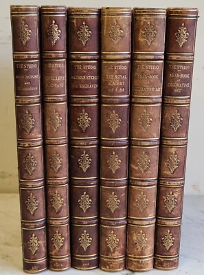 THE STUDIO. ILLUSTRATED JOURNAL OF APPLIED ARTS. VV.AA. 6 VOL. 1901-1907.-image