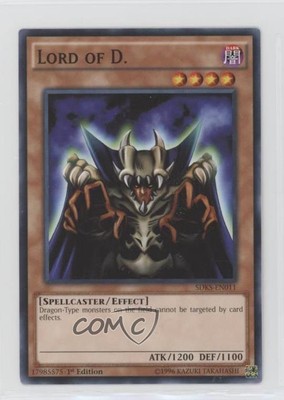 2016 Yu-Gi-Oh! Structure Deck: Seto Kaiba 1st Edition Lord of D #SDKS-EN011 0ms5-image