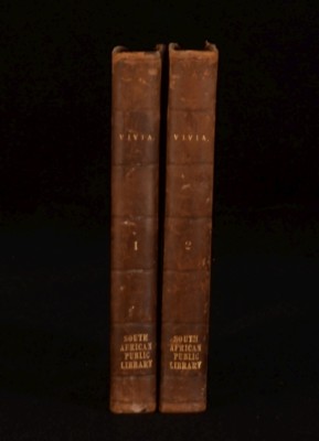 1854 2vol Vivia A Journal Scarce Mrs J Elphinstone Dalrymple Novel-image