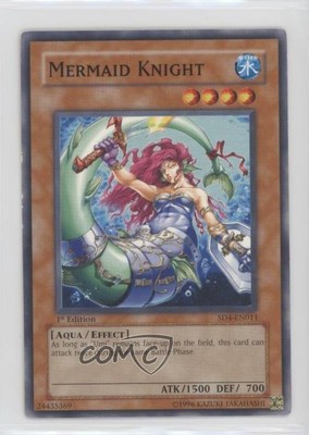 2005 Yu-Gi-Oh! Fury From the Deep Structure Deck 1st Edition Mermaid Knight 09ud-image