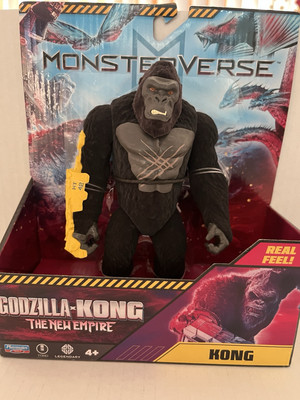 Monsterverse KONG Reel Feel Action Figure Godzilla x Kong The New Empire Flocked-image