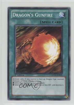 2011 Yu-Gi-Oh! Dragunity Legion Structure Deck 1st Edition Dragon's Gunfire 0b5-image