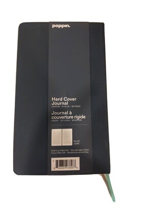 New Poppin Hard Cover Journal Lagoon Blue 160 pages 5