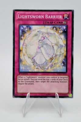 Lightsworn Barrier 1st Edition SDLI-EN031 Structure Deck:... 2014 Yu-Gi-Oh Card-image