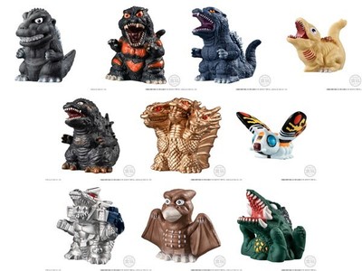 GODZILLA SOFVIDOLL 1BOX (Complete set of 10 types) PRESALE-image