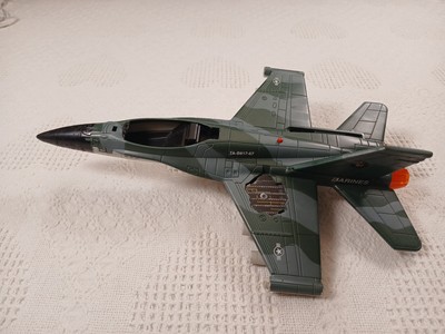  Trendmasters Godzilla F/18-A Hornet Strike Jet 1998 Vehicle Toy Figure Incomple-image