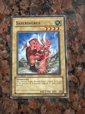Yu-Gi-Oh! TCG Sabersaurus Structure Deck SD09-EN003 1st Edition Common-image