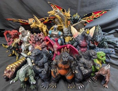 Godzilla Heisei VS Series (Bandai) Soft Vinyl Figure Complete 20 pieces-image
