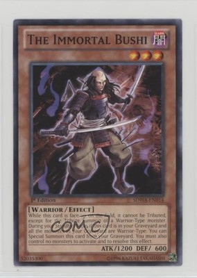 The Immortal Bushi 1st Ed. YuGiOh Samurai Warlords Structure Deck 0ie5-image