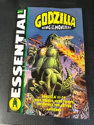 Essential Godzilla King of Monsters Complete Marvel Deluxe TPB RARE OOP Kaiju-image