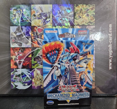 Yugioh! Mechanized Madness Structure Deck - 1st Edition - New - Unopened-image