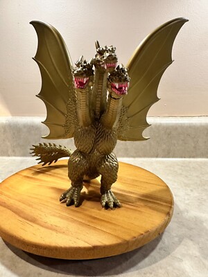 Ghidorah 3 Head Gold Dragon Toy Action Figure Toho 2014 Godzilla Monster Mythic-image