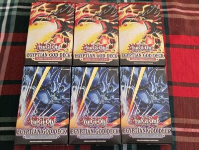 Yugioh! TCG Egyptian God Deck - Slifer the SKY Dragon And Obelisk the Tormentor-image