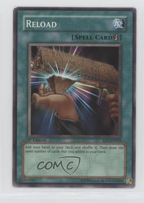 2005 Yu-Gi-Oh! Dragon's Roar Structure Deck 1st Edition Reload #SD1-EN019 0p5r-image