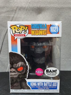 Godzilla vs Kong Kong with Battle Axe Flocked Bam Exclusive #1021 Free Shipping-image