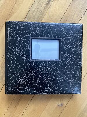 Target Bi-Directional Photo Album 200 Photos/ 50 Pages Genuine Bonded Leather-image