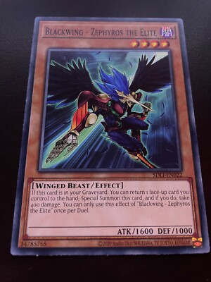 Blackwing - Zephyros the Elite SDLI-EN022 Structure Deck: Realm of Light-image