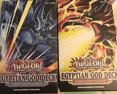 Konami Yu-Gi-Oh! TCG Decks Slifer the sky Dragon and Obelisk  God - KON85309D-image