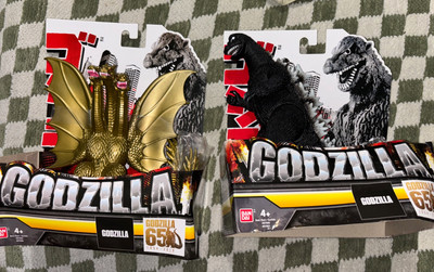 Godzilla Lot Of 2 Bandai Figures 6.5/7” Figures In Box New-image