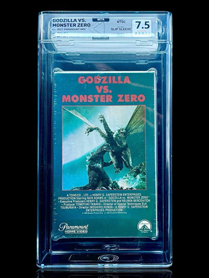 GODZILLA vs MONSTER ZERO Betamax 1983 Sealed Paramount Watermarks No Barcode CGC-image