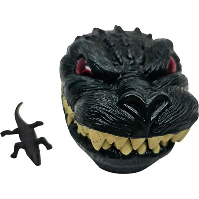 Vtg Toho 1994 Trendmasters Godzilla Head Only Micro Battle Playset No Figures-image