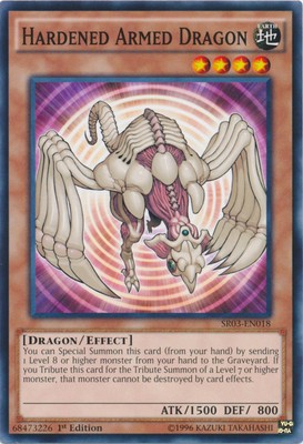 Hardened Armed Dragon - SR03-EN018 - Common - 1st Edition - Near Mint-image