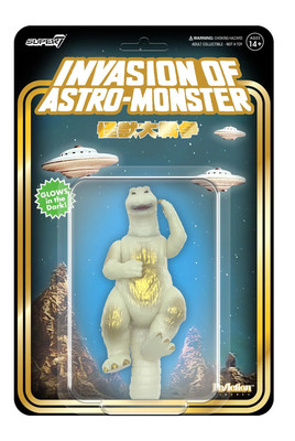Godzilla Invasion Of Astro-Monster Glow TOHO Super7 Reaction Figure-image