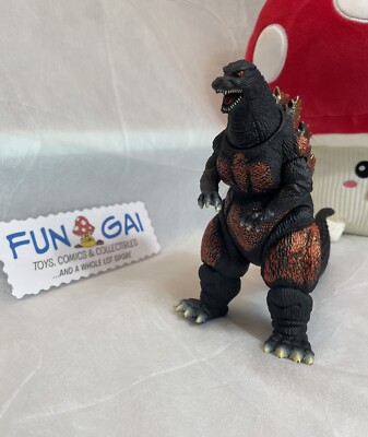 Vintage 2001 BANDAI Godzilla vs. Destoroyah Burning Godzilla Figure-image