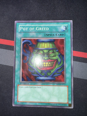 Pot of Greed SD2-EN017 Structure Deck: Zombie Madness 1st Edition-image