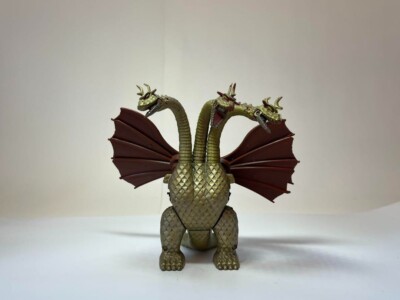 Action Figure Bullmark SFX Godzilla Zincron King Ghidorah ST Made in Japan Rare-image