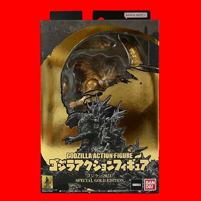 Bandai Godzilla Action Figure Godzilla 2023 Special Gold Edition 145mm 5.70inch-image