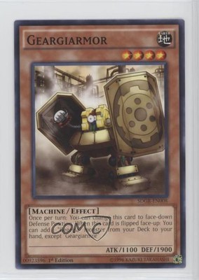 2014 Yu-Gi-Oh! Geargia Rampage Structure Deck 1st Edition Geargiarmor 3c7-image