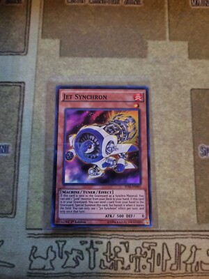 YUGIOH TCG JET SYNCHRON SDSE-EN001 SUPER 1ST EDITION NM-image