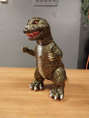 Medicom Anraku Ansaku Godzilla 1954 First Generation Glitter Soft Vinyl G Store-image