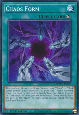 Yugioh! Chaos Form x3  SDWD-EN020 Structure Deck-image