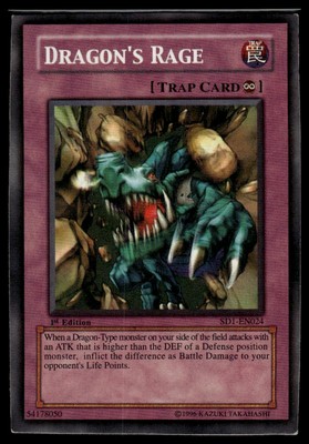 Structure Deck: Dragon's Roar #SD1-EN024 Dragon's Rage-image