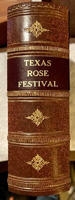 Nice Texas Rose Festival Leather Spine Photo Album-image