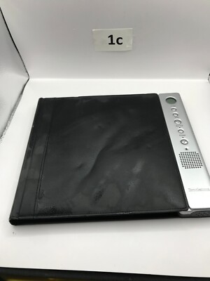 Brookstone Talking Photo Album Talking Family Pictures 20 Page Memories Leather-image