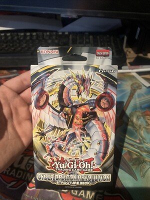 YUGIOH 1ST ED CYBER DRAGON REVOLUTION STRUCTURE DECK FACTORY SEALED NEW-image