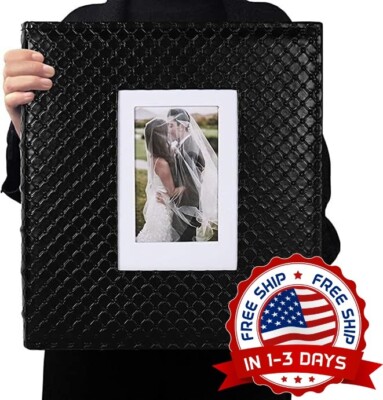 Album De Fotos Para Fotos De 4X6, Capacidad Para 600 Bolsillos Diseno De Cubiert-image