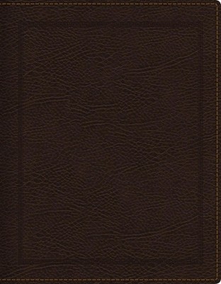 NKJV, Journal the Word Bible, Bonded Leather, Brown, Red Letter, Comfort Print: -image