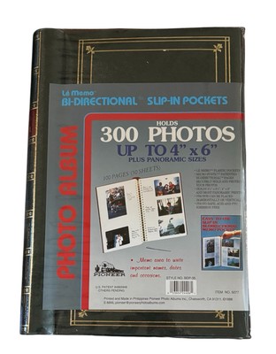 Photo Album Le Memo Bi-Directional Micro Static Memo 300 Pkt 100 Pg Green - New-image