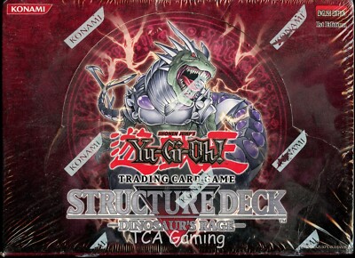 1x SEALED Structure Deck Display Case (8x Dinosaur's Rage) Yugioh Cards CS2-image