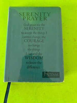 Leather Bound Serenity Prayer Journal-Hardcover/FSE-image