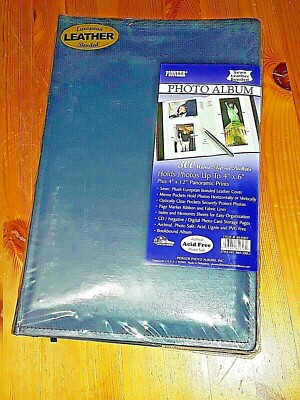 Pioneer Photo Bonded Leather Bi-Directional Le Memo Pocket Album Black 300 Photo-image